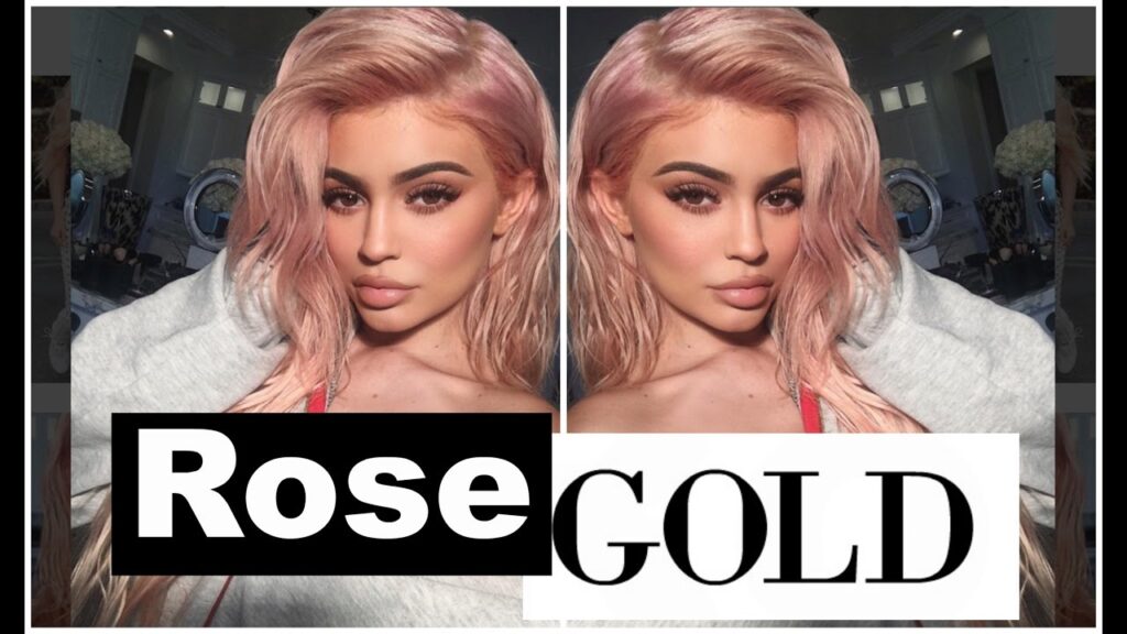 Kylie Jenner et le Rose Gold Hair